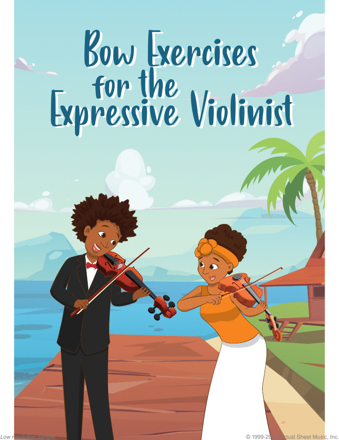 Bow Exercises for the Expressive Violinist sheet music for violin by David France, classical score, easy skill level