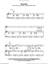 Brushed voice piano or guitar sheet music
