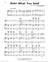 Ooh! What You Said voice piano or guitar sheet music
