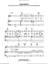 Hypnotised voice piano or guitar sheet music
