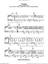 Tender voice piano or guitar sheet music