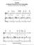 Quartet voice piano or guitar sheet music