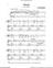 Doraji choir sheet music