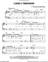Lonely Weekend piano solo sheet music