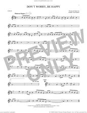 Cover icon of Don't Worry, Be Happy sheet music for violin solo by Bobby McFerrin, intermediate skill level