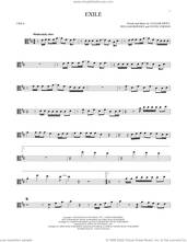 Cover icon of exile (feat. Bon Iver) sheet music for viola solo by Taylor Swift, Justin Vernon and William Bowery, intermediate skill level