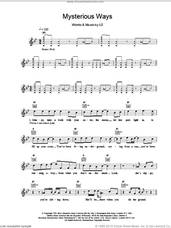 Cover icon of Mysterious Ways sheet music for voice and other instruments (fake book) by U2, intermediate skill level