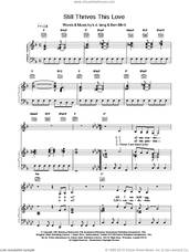 Cover icon of Still Thrives This Love sheet music for voice, piano or guitar by K.D. Lang, intermediate skill level