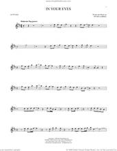 Cover icon of In Your Eyes sheet music for alto saxophone solo by Peter Gabriel, intermediate skill level