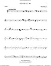 Cover icon of In Your Eyes sheet music for trumpet solo by Peter Gabriel, intermediate skill level