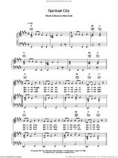 Cover icon of Spiritual City sheet music for voice, piano or guitar by The Waterboys, intermediate skill level