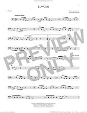 Cover icon of Longer sheet music for cello solo by Dan Fogelberg, intermediate skill level