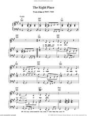 Cover icon of The Right Place sheet music for voice, piano or guitar by Eddi Reader, intermediate skill level
