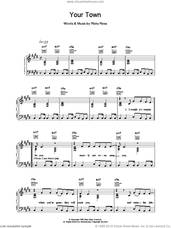 Cover icon of Your Town sheet music for voice, piano or guitar by Deacon Blue, intermediate skill level