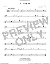 Cover icon of Watermark sheet music for flute solo by Enya and Roma Ryan, intermediate skill level