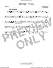 Cover icon of Ribbon In The Sky sheet music for trombone solo by Stevie Wonder, intermediate skill level