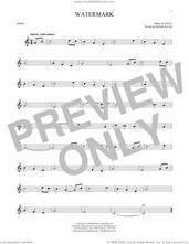 Cover icon of Watermark sheet music for horn solo by Enya and Roma Ryan, intermediate skill level