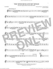Cover icon of The Wind Beneath My Wings sheet music for recorder solo by Bette Midler, Jeff Silbar and Larry Henley, intermediate skill level