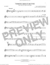 Cover icon of Nobody Does It Better sheet music for recorder solo by Carly Simon, Carole Bayer Sager and Marvin Hamlisch, intermediate skill level