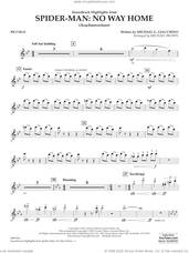 Cover icon of Soundtrack Highlights from Spider-Man: No Way Home (arr. Brown) sheet music for concert band (piccolo) by Michael G. Giacchino and Michael Brown, intermediate skill level