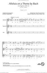 Cover icon of Alleluia On A Theme By Bach (from Magnificat, BWV 243) (arr. Russell Robinson) sheet music for choir (SSA: soprano, alto) by Johann Sebastian Bach and Russell Robinson, intermediate skill level