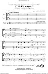 Cover icon of Veni, Emmanuel! (arr. Zachary Steele) sheet music for choir (2-Part) by Anonymous, Zachary Steele, 15th Century French Melody and 18th century Latin text, intermediate duet
