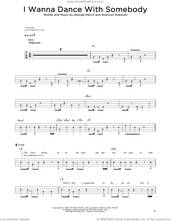 Cover icon of I Wanna Dance With Somebody sheet music for bass solo by Whitney Houston, George Merrill and Shannon Rubicam, intermediate skill level