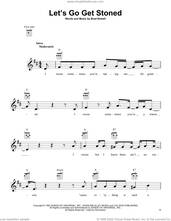 Cover icon of Let's Go Get Stoned sheet music for ukulele by Sublime and Brad Nowell, intermediate skill level