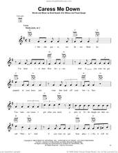 Cover icon of Caress Me Down sheet music for ukulele by Sublime, Brad Nowell, Eric Wilson and Floyd Gaugh, intermediate skill level