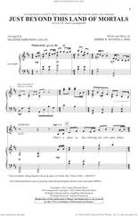 Cover icon of Just Beyond This Land Of Mortals (arr. Heather Sorenson) sheet music for choir (SATB: soprano, alto, tenor, bass) by Amber R. Maxwell and Heather Sorenson, intermediate skill level