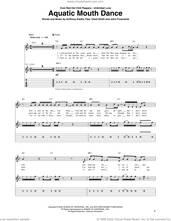 Cover icon of Aquatic Mouth Dance sheet music for guitar (tablature) by Red Hot Chili Peppers, Anthony Kiedis, Chad Smith, Flea and John Frusciante, intermediate skill level