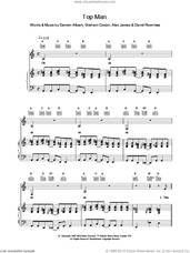 Cover icon of Top Man sheet music for voice, piano or guitar by Blur, intermediate skill level