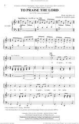 Cover icon of To Praise The Lord sheet music for choir (SATB: soprano, alto, tenor, bass) by Joseph M. Martin, intermediate skill level