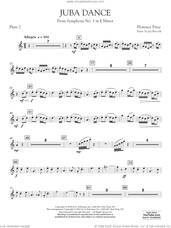 Cover icon of Juba Dance (from Symphony No. 1) sheet music for concert band (flute 2) by Florence Price and Jay Bocook, intermediate skill level