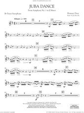 Cover icon of Juba Dance (from Symphony No. 1) sheet music for concert band (tenor saxophone in Bb) by Florence Price and Jay Bocook, intermediate skill level