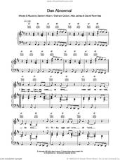 Cover icon of Dan Abnormal sheet music for voice, piano or guitar by Blur, intermediate skill level