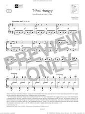 Cover icon of T-Rex Hungry (Grade 3, list C1, from the ABRSM Piano Syllabus 2023 and 2024) sheet music for piano solo by Sonny Chua, classical score, intermediate skill level