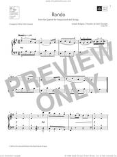 Cover icon of Rondo from Quartet for harpsichord and strings (Grade 2, list A11, ABRSM Piano Syllabus 2023 and 2024) sheet music for piano solo by Joseph Bologne, Althea Talbot-Howard and Chevalier de St Georges, classical score, intermediate skill level