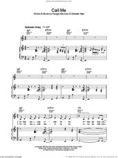 Cover icon of Call Me sheet music for voice, piano or guitar by Lea DeLaria, intermediate skill level