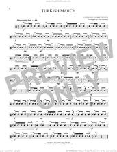 Cover icon of Turkish March (arr. Ann Lindsay) sheet music for Snare Drum Solo (percussions, drums) by Ludwig van Beethoven and Ann Lindsay (arr.), classical score, intermediate skill level