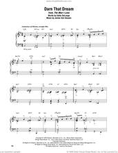 Cover icon of Darn That Dream sheet music for piano solo (transcription) by Thelonious Monk, Eddie DeLange and Jimmy Van Heusen, intermediate piano (transcription)