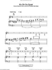 Cover icon of It's Oh So Quiet sheet music for voice, piano or guitar by Lisa Ekdahl, intermediate skill level