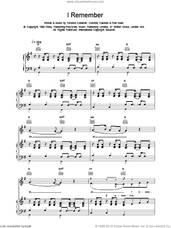 Cover icon of I Remember sheet music for voice, piano or guitar by East 17, intermediate skill level