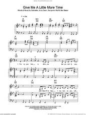 Cover icon of Give Me A Little More Time sheet music for voice, piano or guitar by Gabrielle, intermediate skill level