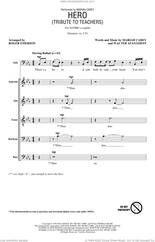 Cover icon of Hero (Tribute To Teachers) (arr. Roger Emerson) sheet music for choir (SATB: soprano, alto, tenor, bass) by Mariah Carey, Roger Emerson and Walter Afanasieff, intermediate skill level