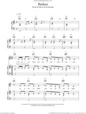 Cover icon of Perfect sheet music for voice, piano or guitar by The Lightning Seeds, intermediate skill level