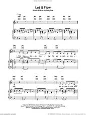 Cover icon of Let It Flow sheet music for voice, piano or guitar by Tim Wheeler, intermediate skill level