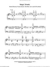 Cover icon of Magic Streets sheet music for voice, piano or guitar by Shed Seven, intermediate skill level