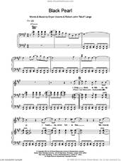 Cover icon of Black Pearl sheet music for voice, piano or guitar by Bryan Adams, intermediate skill level