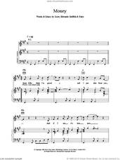 Cover icon of Money sheet music for voice, piano or guitar, intermediate skill level